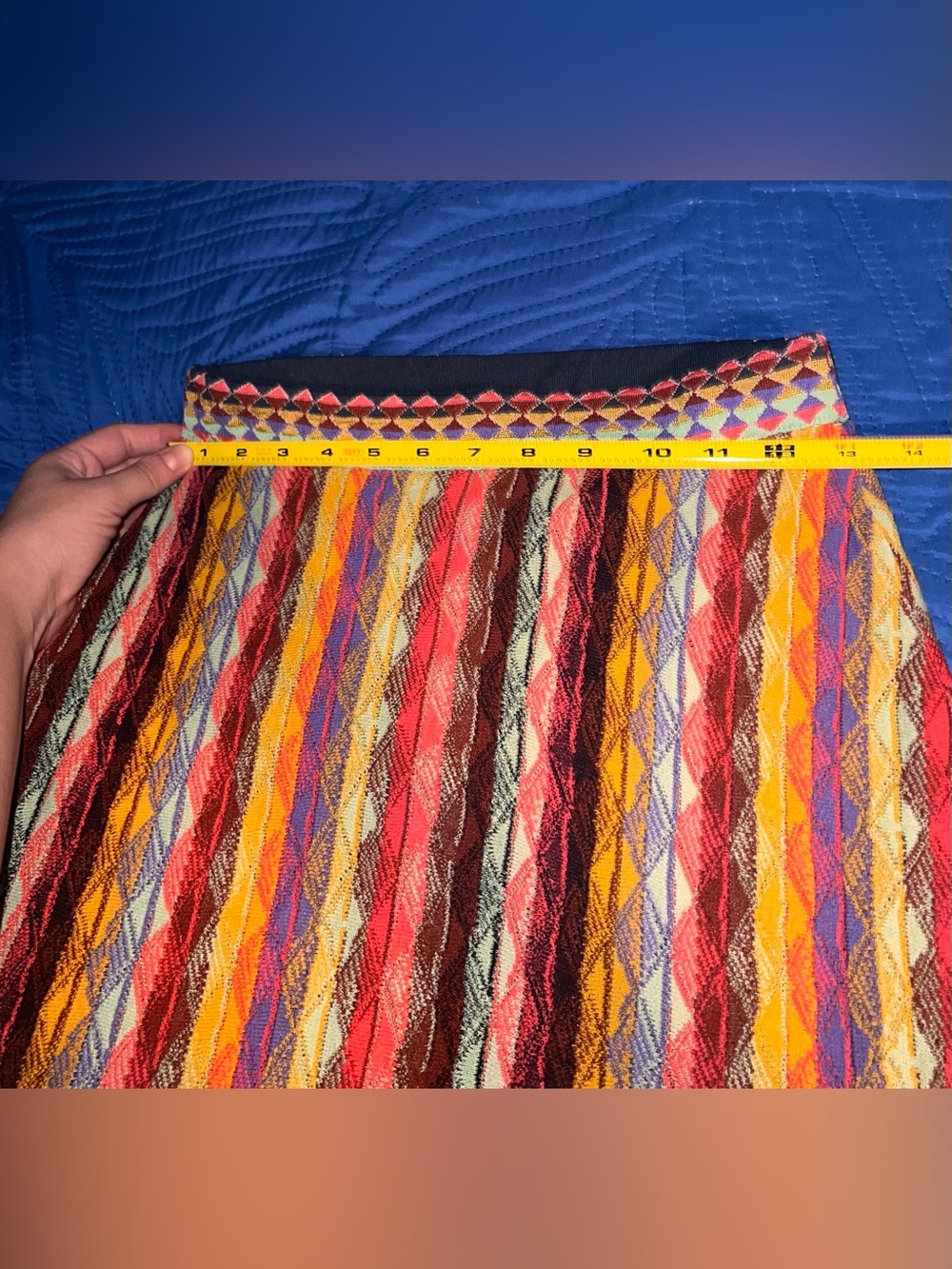 Aldo Martins Rainbow Multi-Stripe Textured Maxi Skirt - Picture 14 of 15